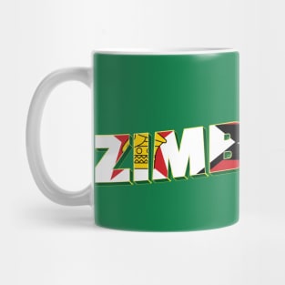 Zimbabwe vintage style retro souvenir Mug